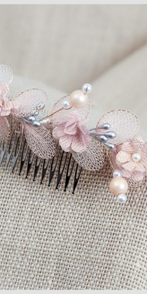 PRENDEDORES TOCADO DE COMUNION Y CEREMONIA MODELO 12651