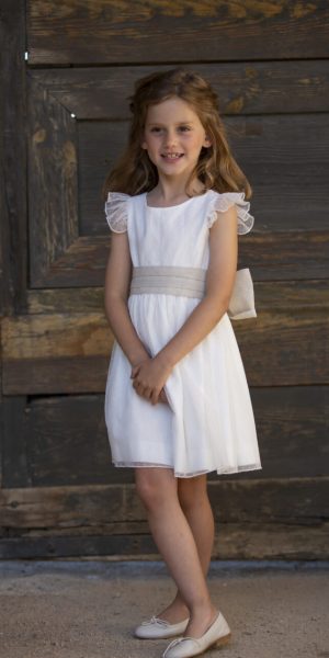 VESTIDO DE CEREMONIA Y ARRAS 2024 JULIETA