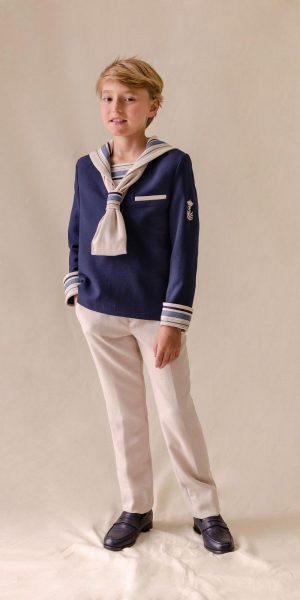 Traje de marinero lino 2020 Varones 1042