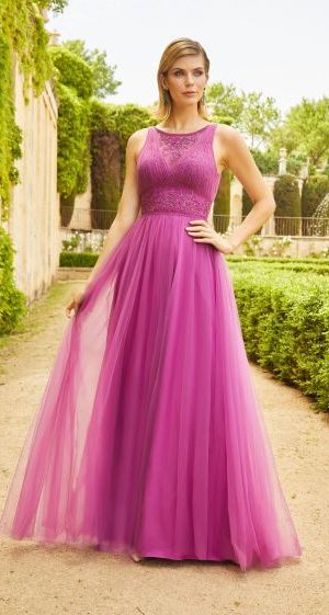 VESTIDO DE FIESTA LARGO AC 2334