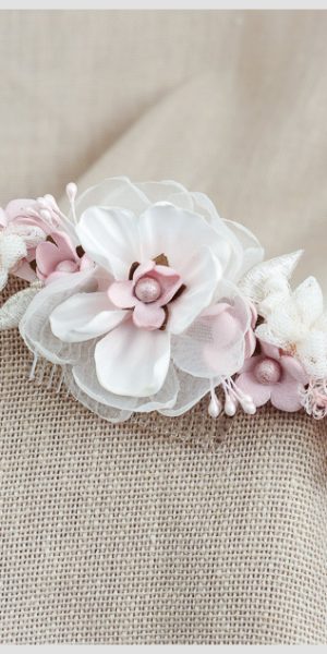 PRENDEDORES TOCADO DE COMUNION Y CEREMONIA MODELO 12643