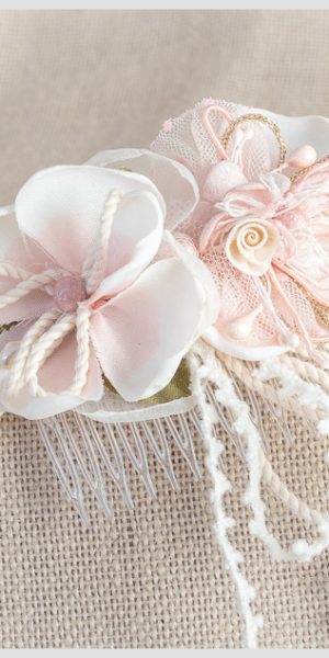 PRENDEDORES TOCADO DE COMUNION Y CEREMONIA MODELO 12714