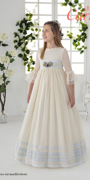 VESTIDO DE COMUNION CARMY MODELO 2603