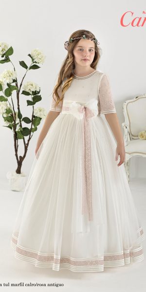 VESTIDO DE COMUNION CARMY MODELO 2611