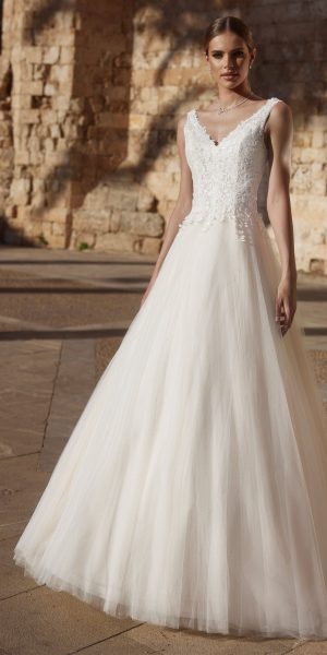 VESTIDO DE NOVIA BAUNDA MADRID MODELO TRES CANTOS